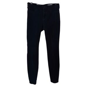 Pilcro and the Letterpress Black Corduroy High Rise Skinny Pants Womens 26